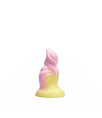 Kiotos Revolt Pink Smash Kiotos Premium Siliconen Dildo Roze 14,5 cm Vac-U-Lock/HUNG-Compatibel