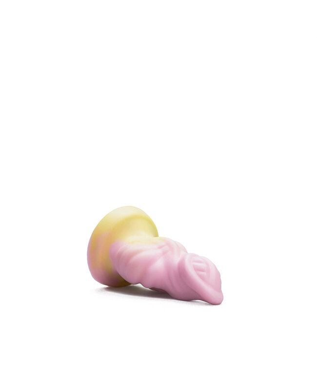 Kiotos Revolt Pink Smash Kiotos Premium Siliconen Dildo Roze 14,5 cm Vac-U-Lock/HUNG-Compatibel