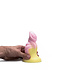 Kiotos Revolt Pink Smash Kiotos Premium Siliconen Dildo Roze 14,5 cm Vac-U-Lock/HUNG-Compatibel