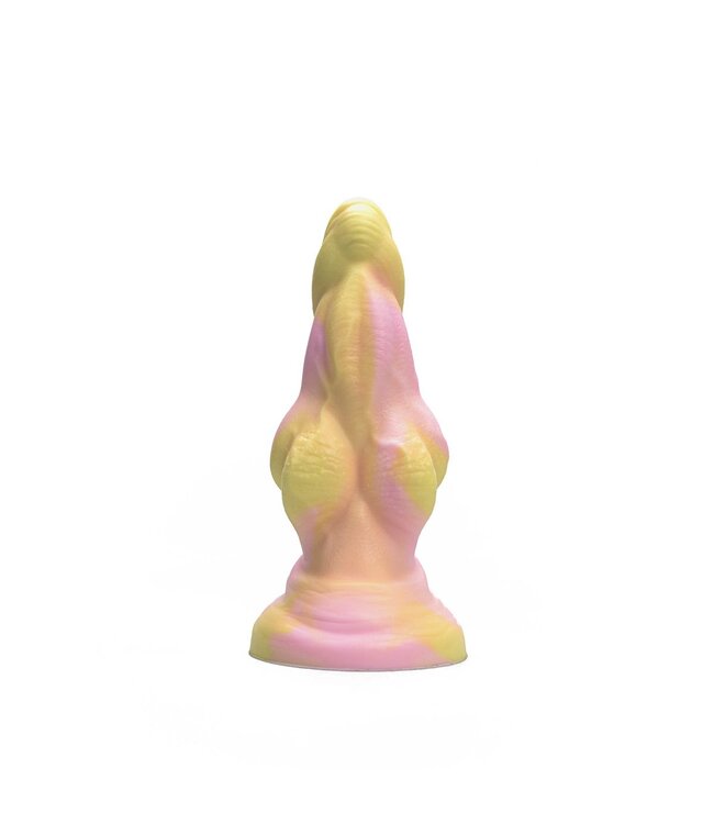 Kiotos Revolt Pink Smash Kiotos Vac-U-Lock Compatibele Siliconen Dildo Medium 22 cm Roze