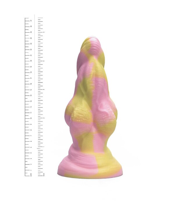 Kiotos Revolt Pink Smash Kiotos Pink Smash 09 Large Siliconen Dildo 25 cm Met HUNG-systeem Compatibiliteit