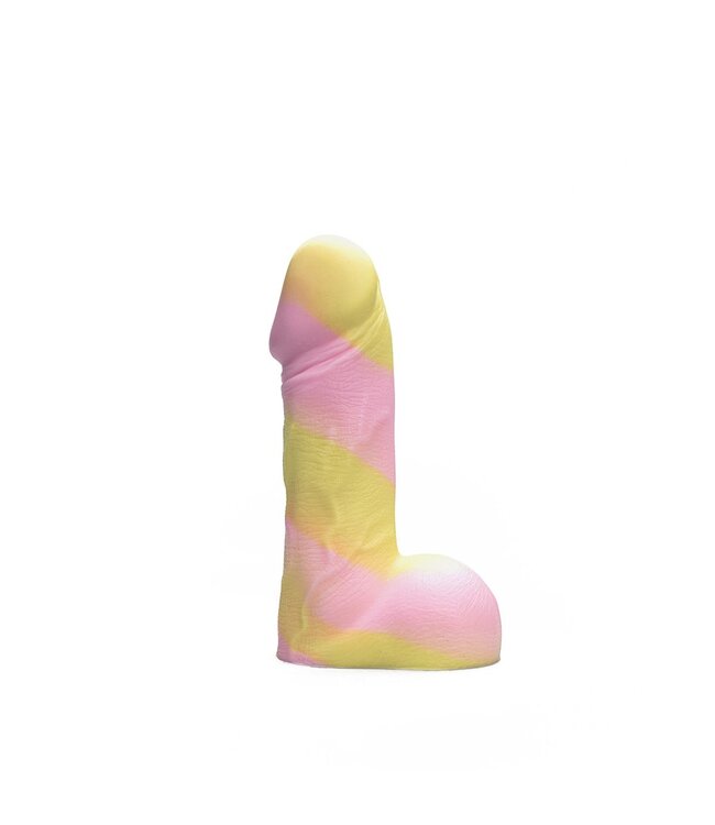 Kiotos Revolt Pink Smash Kiotos Vac-U-Lock Siliconen Dildo 19,5 cm Roze Small Met Flexibele Stevigheid
