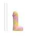 Kiotos Revolt Pink Smash Kiotos Vac-U-Lock Siliconen Dildo 19,5 cm Roze Small Met Flexibele Stevigheid