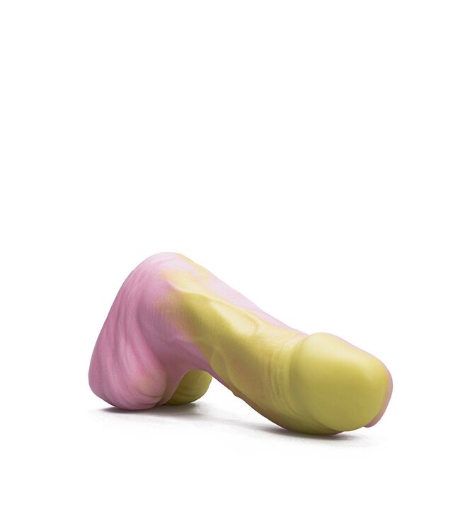 Kiotos Revolt Pink Smash Kiotos Silicone Dildo Medium 21 cm Roze - HUNG- en Vac-U-Lock-Compatibel