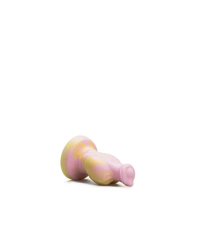 Kiotos Revolt Pink Smash Kiotos Compact Pink Silicone Dildo 11 cm - Flexibel, Veilig & Stevig