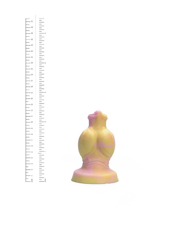 Kiotos Revolt Pink Smash Kiotos Compact Pink Silicone Dildo 11 cm - Flexibel, Veilig & Stevig