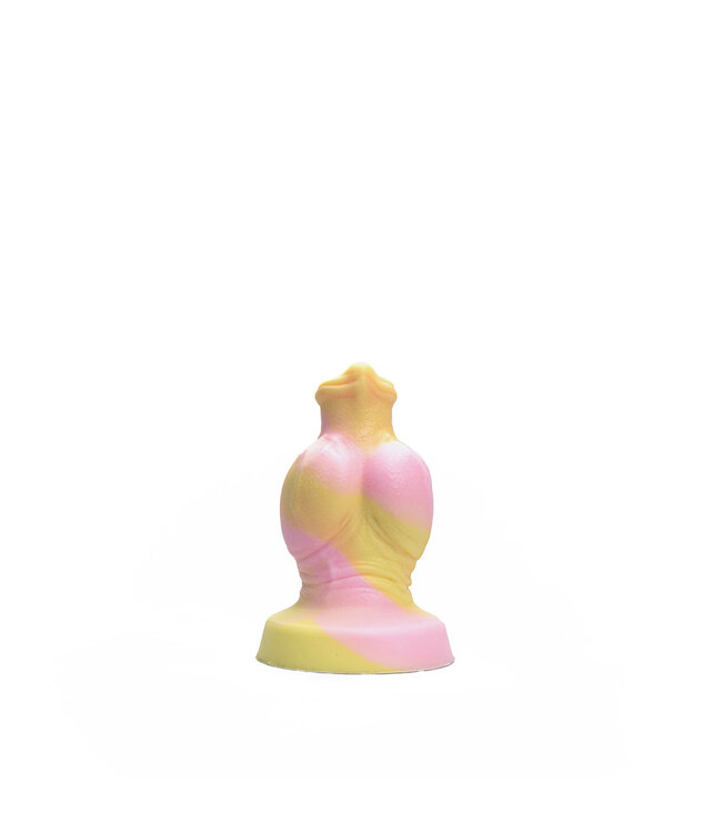 Kiotos Revolt Pink Smash Kiotos Siliconen Dildo Medium 13,5 cm Roze Compatibel Met Vac-U-Lock
