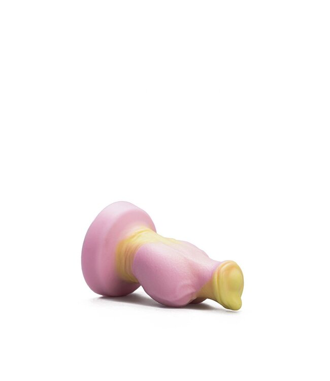 Kiotos Revolt Pink Smash Kiotos Deluxe Silicone Dildo Roze 15,5 cm HUNG-Compatible Large