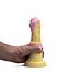 Kiotos Revolt Pink Smash Kiotos Siliconen Dildo Roze 22,5 cm Medium Met HUNG- En Vac-U-Lock-Compatibiliteit