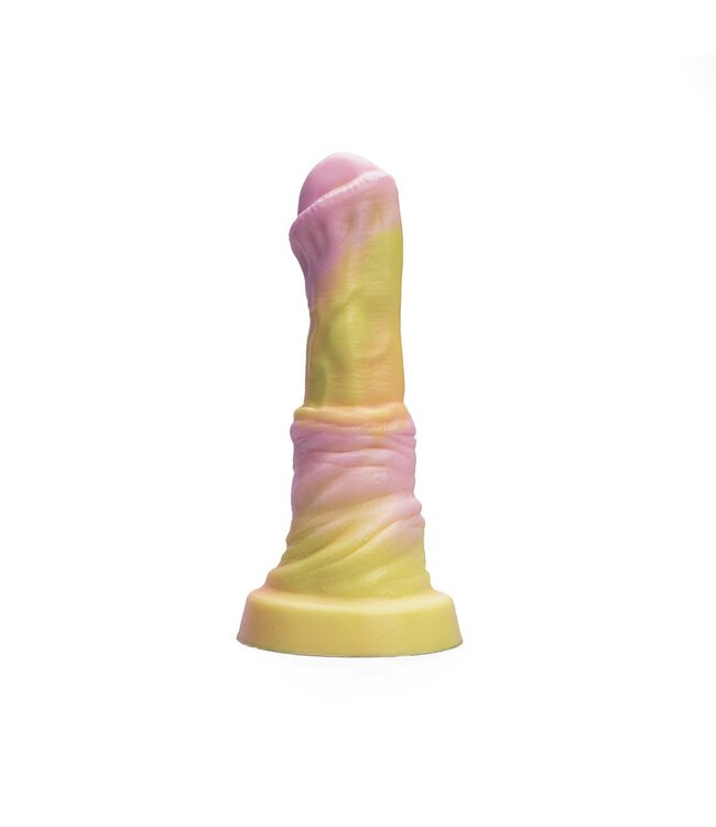 Kiotos Revolt Pink Smash Kiotos Siliconen Dildo Roze 22,5 cm Medium Met HUNG- En Vac-U-Lock-Compatibiliteit