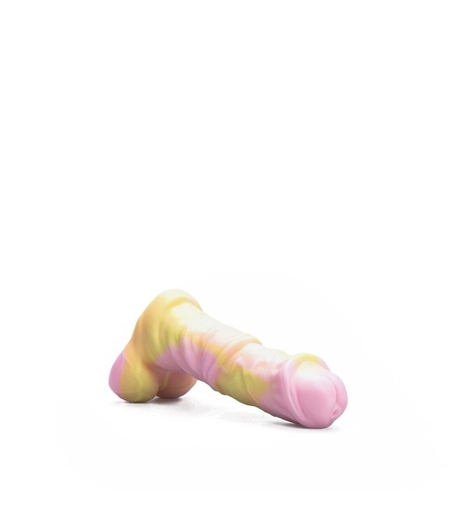 Kiotos Revolt Pink Smash Roze Siliconen Dildo 16,5 cm Small – Vac-U-Lock & Hung Compatibel