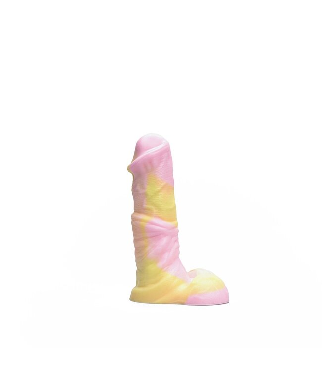 Kiotos Revolt Pink Smash Roze Siliconen Dildo 16,5 cm Small – Vac-U-Lock & Hung Compatibel