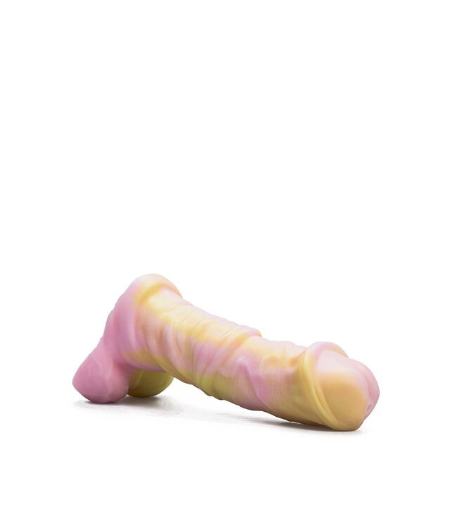Kiotos Revolt Pink Smash Kiotos Siliconen Dildo Medium Roze 18cm Vac-U-Lock & HUNG-compatibel