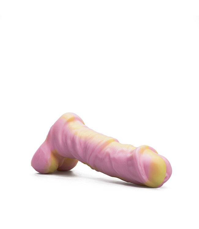 Kiotos Revolt Pink Smash Kiotos Premium Siliconen Dildo Roze 20,5 cm Met Vac-U-Lock Compatibiliteit