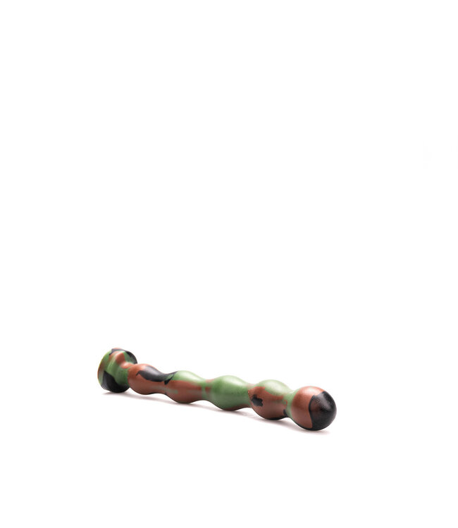 Kiotos Revolt Green Army Kiotos Premium Siliconen Dildo Groen 32 cm Ergonomisch Design