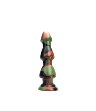 Kiotos Revolt Green Army Kiotos Premium Siliconen Dildo Groen 29 cm Small - Lichaamsveilig & Flexibel