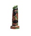 Kiotos Revolt Green Army Kiotos Edge Silicone Dildo Groen 26 cm Met Hung-Systeem Basis