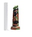Kiotos Revolt Green Army Kiotos Edge Silicone Dildo Groen 26 cm Met Hung-Systeem Basis