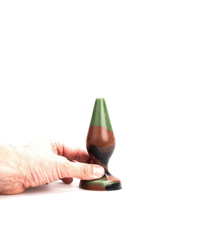 Kiotos Revolt Green Army Kiotos Green Army Siliconen Buttplug Medium 14,5 cm Ergonomisch Ontwerp