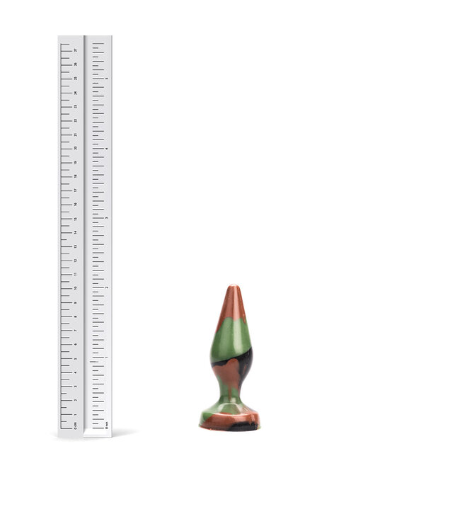 Kiotos Revolt Green Army Kiotos Green Army Buttplug 24 Small 9 cm Hoogwaardig Siliconen Ergonomisch Design
