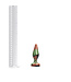 Kiotos Revolt Green Army Kiotos Green Army Buttplug 24 Small 9 cm Hoogwaardig Siliconen Ergonomisch Design