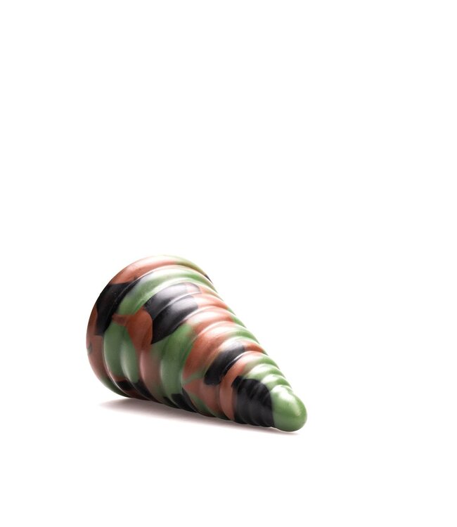 Kiotos Revolt Green Army Kiotos Premium Siliconen Buttplug Groen 18,5 cm Met Hung-Systeem Compatibiliteit