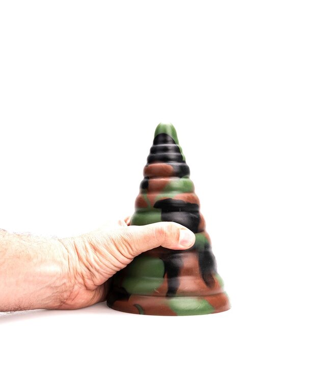 Kiotos Revolt Green Army Kiotos Revolt Green Army 23 Silicone Butt Plug - 18.5 cm Comfort Design