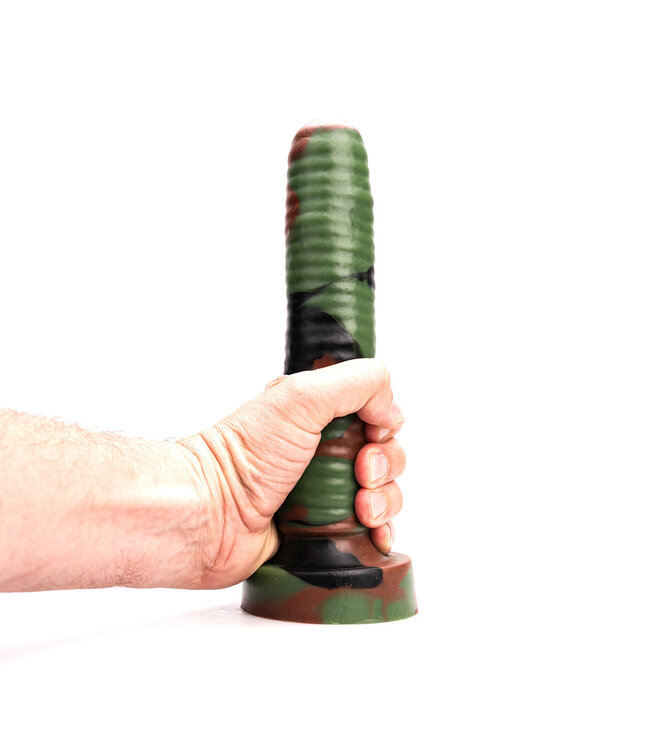 Kiotos Revolt Green Army Kiotos Revolt Green Army 21 - Premium 25.5cm Silicone Dildo in Green