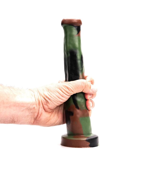 Kiotos Revolt Green Army Kiotos Green Army Siliconen Dildo 27 cm – Flexibel, Lichaamsveilig & Groen