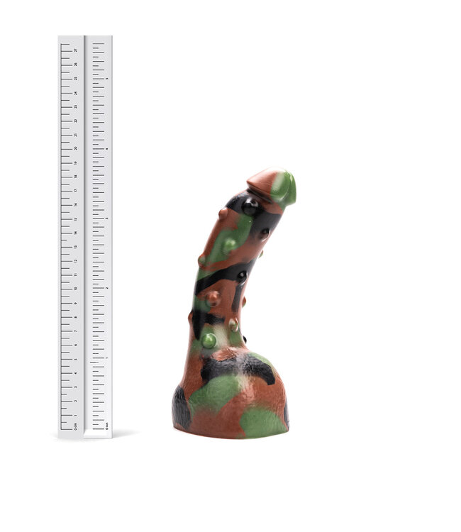 Kiotos Revolt Green Army Kiotos Revolt Green Army 18 Medium Silicone Dildo – Vibrant & Ergonomic