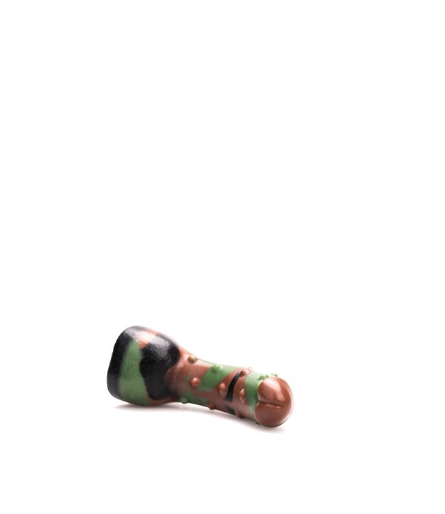 Kiotos Revolt Green Army Siliconen Dildo Groen 15 cm Ergonomisch Design Kiotos Revolt Small