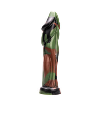Kiotos Revolt Green Army Kiotos Premium Siliconen Dildo Groen 15 cm – Flexibel En Lichaamsveilig