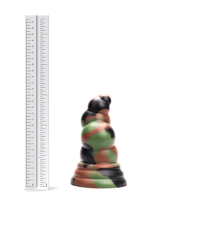Kiotos Revolt Green Army Kiotos Revolt Green Army 15cm Ergonomic Silicone Dildo - Body-Safe