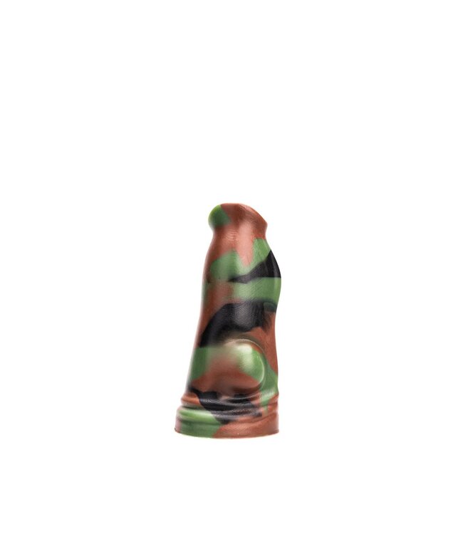 Kiotos Revolt Green Army Kiotos Premium Siliconen Dildo Groen 16 cm Compatibel Met Hung-Systemen