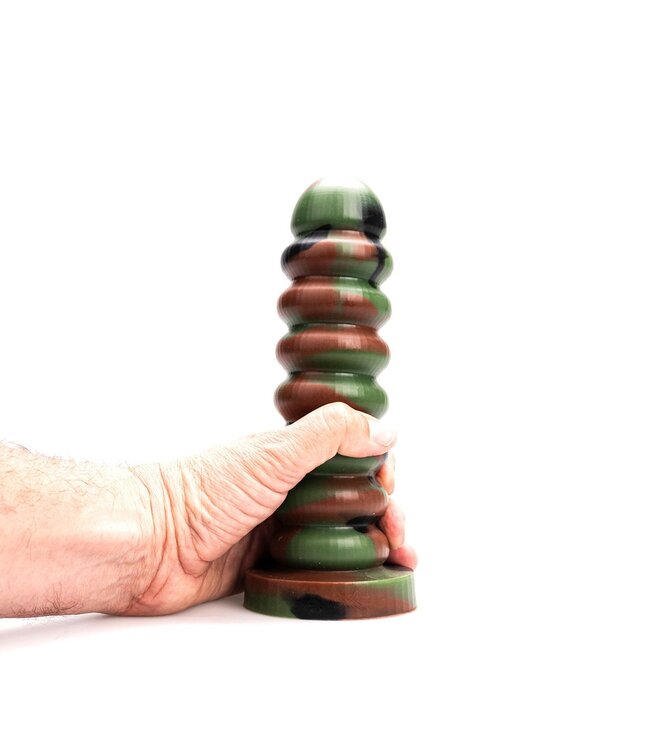 Kiotos Revolt Green Army Zelle Kiotos Revolt Grüner Silikon-Dildo – Flexibel & Ergonomisch 21,5 cm
