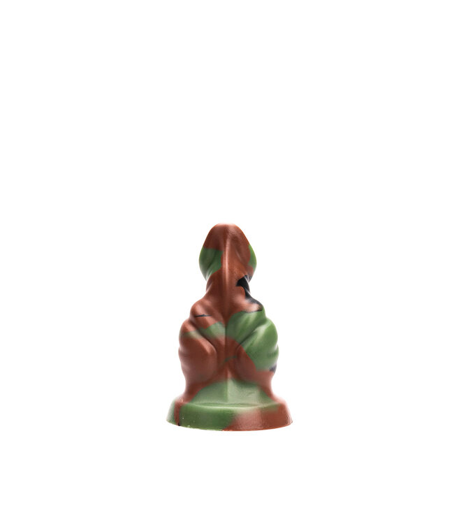 Kiotos Revolt Green Army Kiotos Vac-U-Lock Siliconen Dildo Groen 14,5 cm Medium Compatibel HUNG-System