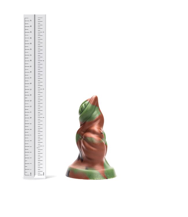 Kiotos Revolt Green Army Kiotos Revolt Green Army 10 Medium Silicone Dildo - 14.5 cm