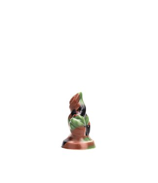 Kiotos Revolt Green Army Ergonomische Groen Siliconen Dildo 11,5 cm - Premium Flexibele Silikenspeelgoed