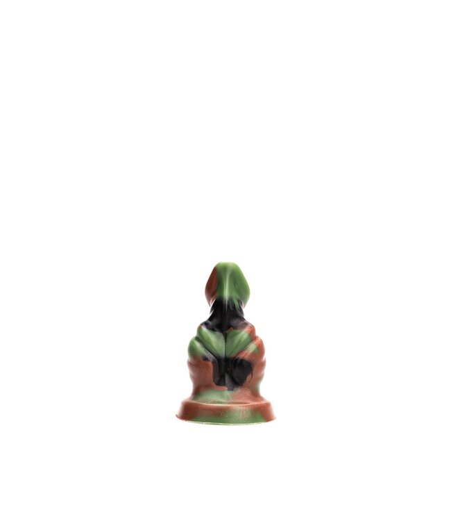 Kiotos Revolt Green Army Kiotos Revolt Green Army 10 Small Silicone Dildo - Ergonomic Pleasure