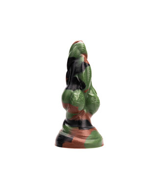 Kiotos Revolt Green Army Kiotos Vac-U-Lock Compatible Siliconen Dildo Groen 22 cm Medium
