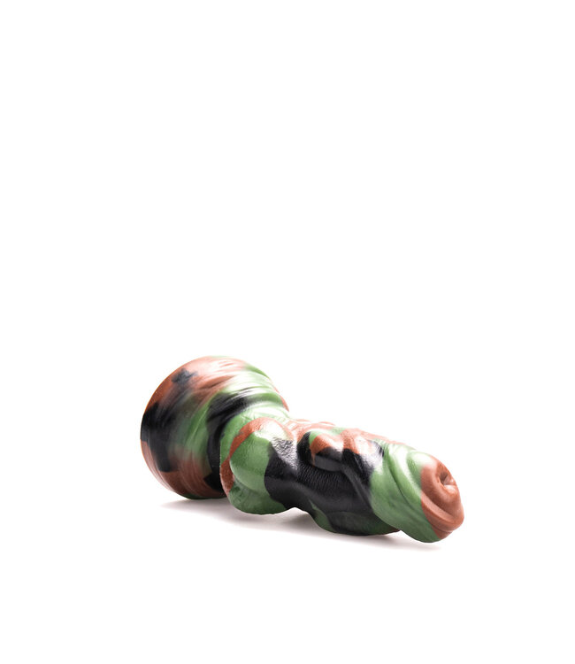 Kiotos Revolt Green Army Kiotos Revolt Green Army 09 Medium Silicone Dildo - 22 cm, Vac-U-Lock Compatible