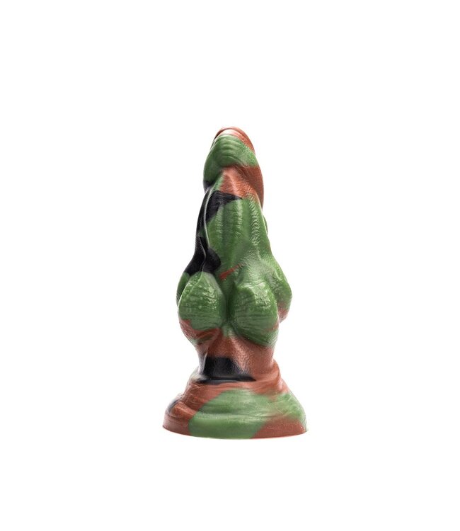 Kiotos Revolt Green Army Kiotos Revolt Green Army 09 Medium Silicone Dildo - 22 cm, Vac-U-Lock Compatible