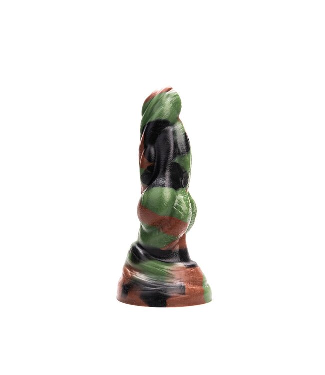 Kiotos Revolt Green Army Kiotos Revolt Green Army 09 Medium Silicone Dildo - 22 cm, Vac-U-Lock Compatible