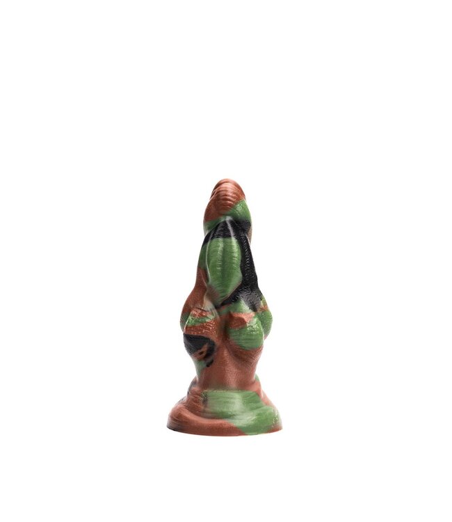 Kiotos Revolt Green Army Kiotos Revolt Green Army 09 Small Silicone Dildo - 17.5 cm Pleasure Tool