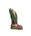 Kiotos Revolt Green Army Kiotos Premium Siliconen Dildo 22 cm Groen Met HUNG-Systeem Compatibiliteit