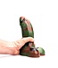 Kiotos Revolt Green Army Kiotos Premium Siliconen Dildo 22 cm Groen Met HUNG-Systeem Compatibiliteit
