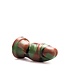 Kiotos Revolt Green Army Kiotos Siliconen Dildo Groen 21,5 cm Diameter 8 cm Met Hung-Systeem Compatibiliteit