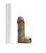 Kiotos Revolt Green Army Kiotos Silicone Dildo Vac-U-Lock Groen 19,5 cm Small – HUNG-Systeem Compatible
