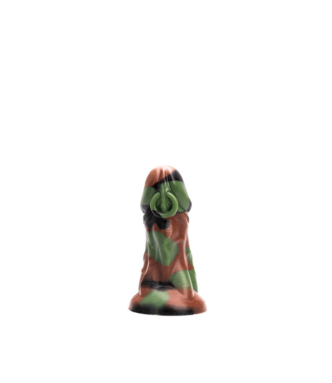 Kiotos Revolt Green Army Kiotos Revolt Medium Groen 14,5 cm Premium Siliconen Voor HUNG-Systemen