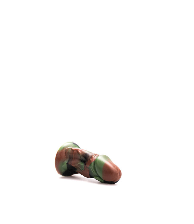 Kiotos Revolt Green Army Kiotos Siliconen Dildo Groen 12 cm Ergonomisch Lichaamsveilig Small